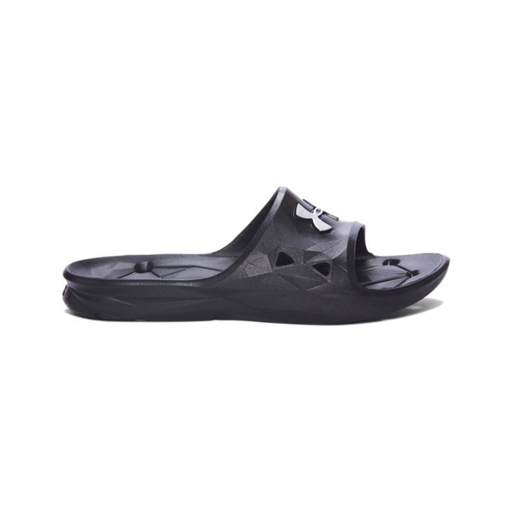 Under Armour Locker III Slide- Black/White